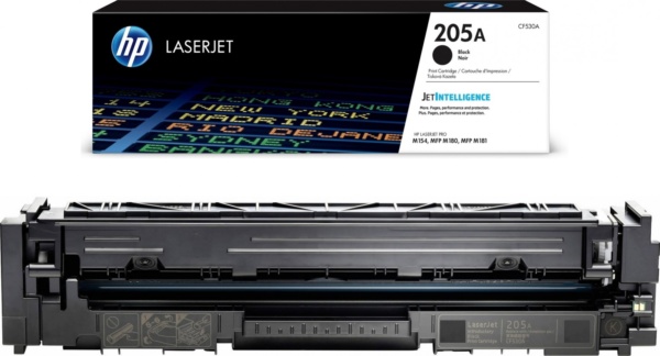 Заправка CF530A HP 205A Тонер-картридж черный для аппаратов HP LaserJet Pro Color / CLJP-M154, LaserJet Pro Color / CLJP-M180, LaserJet Pro Color / CLJP-M181